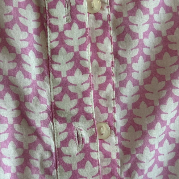 Boo Gems extra small 3/4 button up top. 100% cotton. - Picture 4 of 5